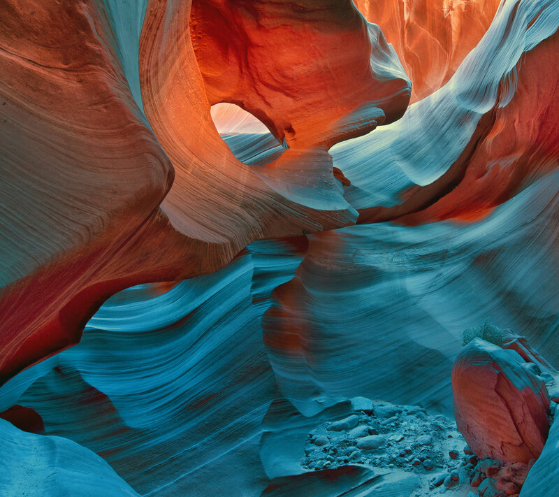 Red Rock Canyon Walls — Dramatic, Photograph