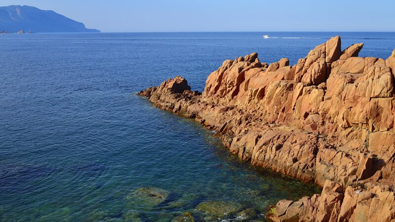 Red Rock Coastline — Blue