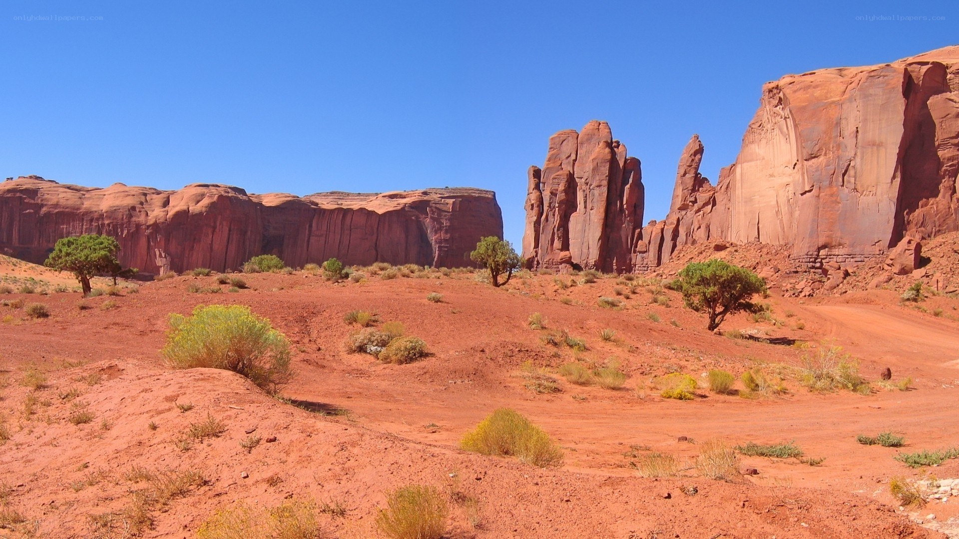 red rock desert landscape