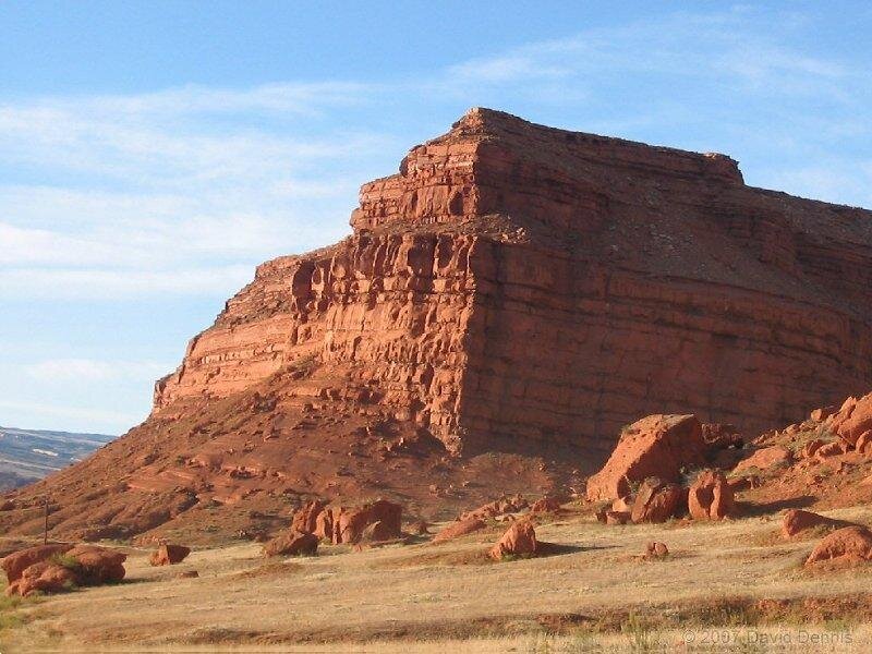 Red Rock Formation — Arid, Afternoon