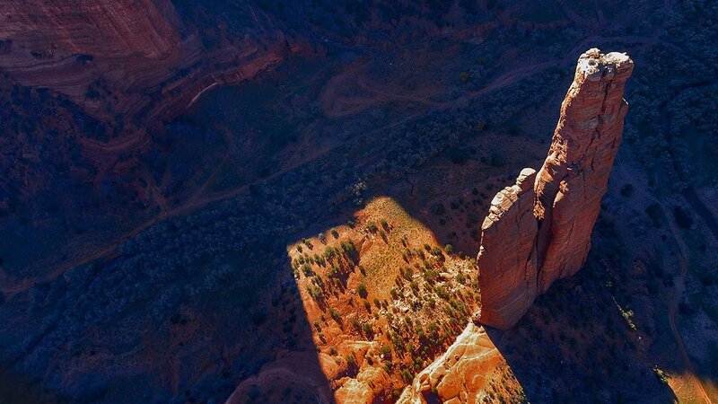 Red Rock Formation — Dramatic, Sunset, Photograph, Canyon, Trees