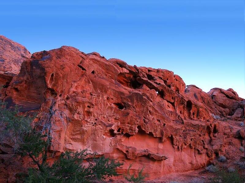 Red Rock Formation — Dramatic, Sunset, Photograph, Sky