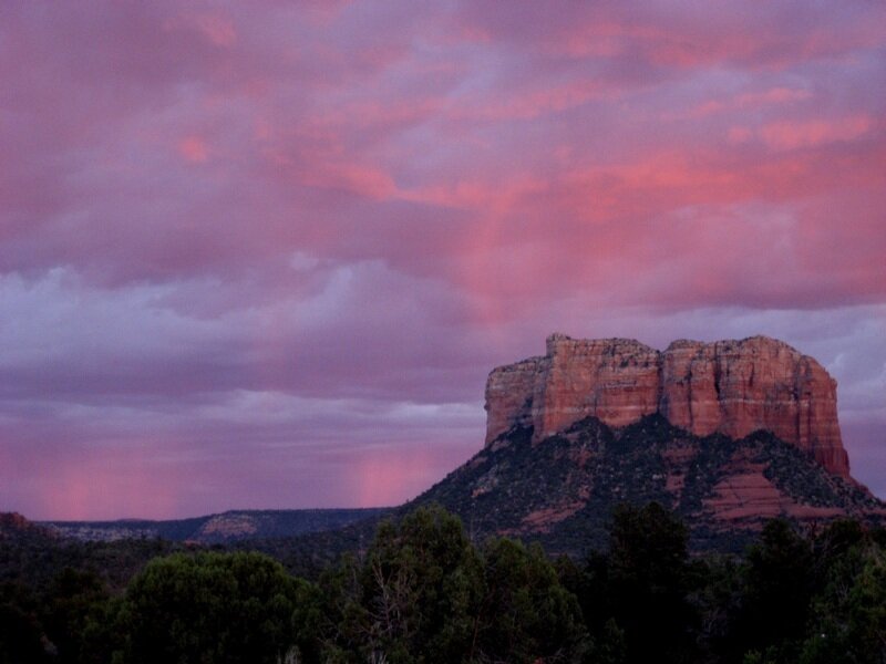 Red Rock Formation — Pink