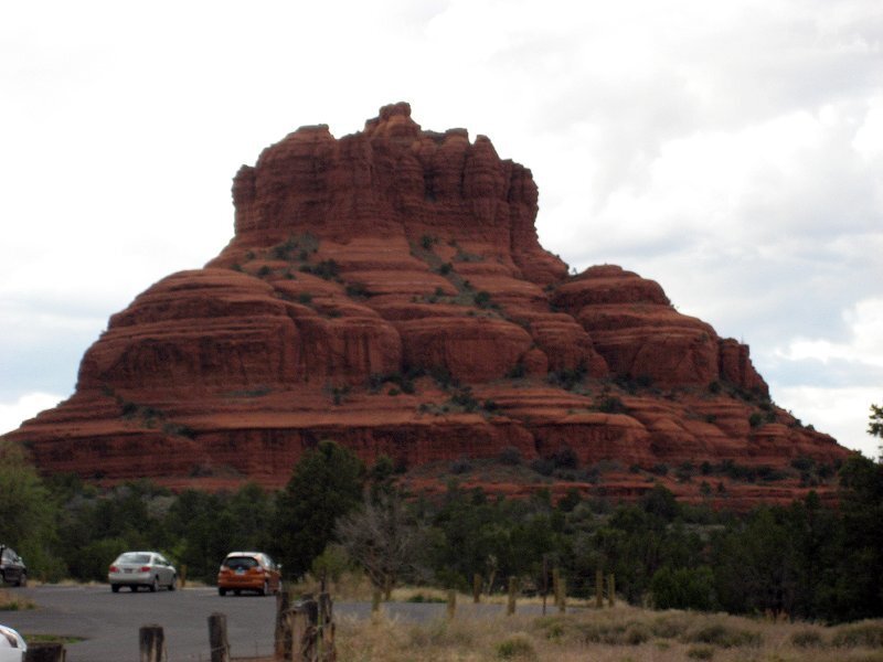 Red Rock Formation — Serene, Afternoon, Photograph