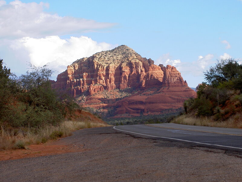 Red Rock Formation — Serene, Afternoon