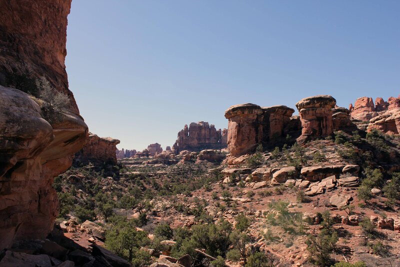 Red Rock Formations — Arid, Afternoon, Photograph, Canyon, Sky