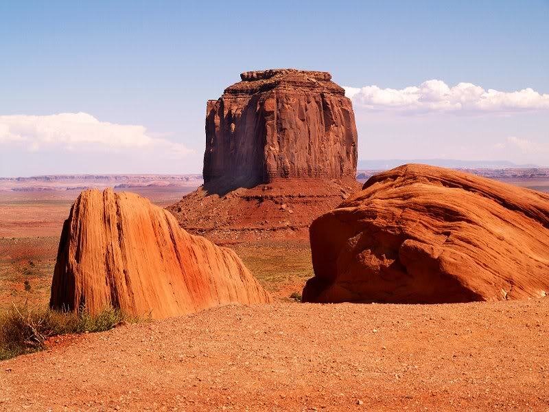 Red Rock Formations — Arid, Afternoon, Photograph, Desert