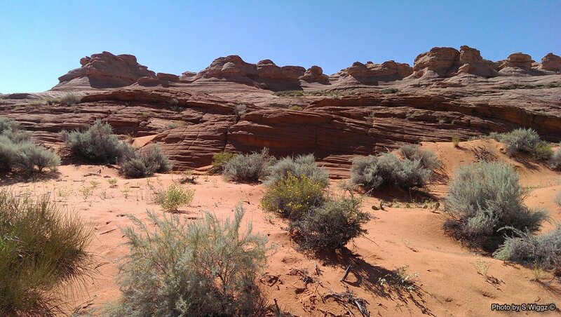 Red Rock Formations — Arid, Afternoon, Photograph, Sand