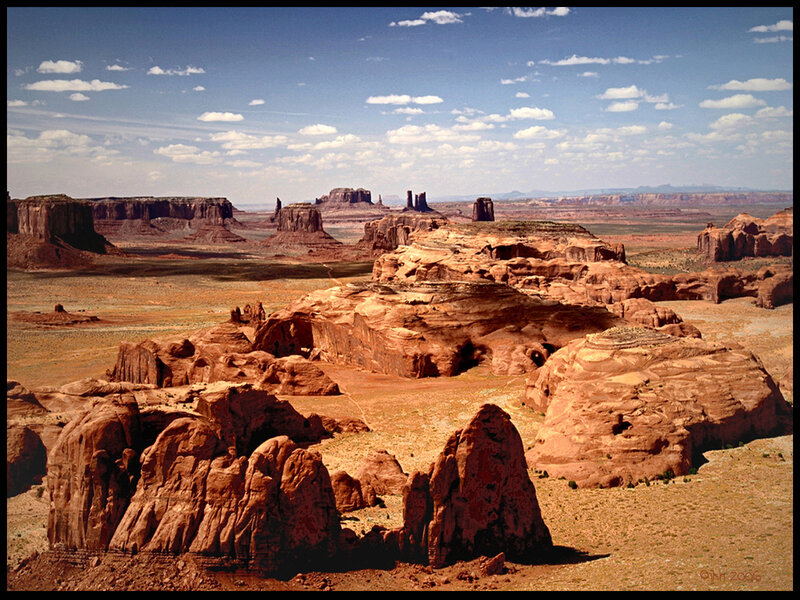 Red Rock Formations — Arid, Afternoon