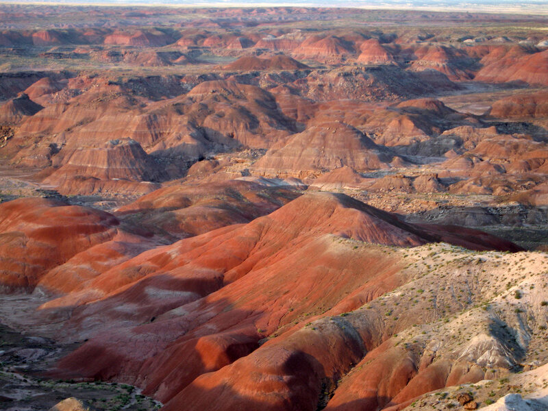Red Rock Formations — Arid, Sunset