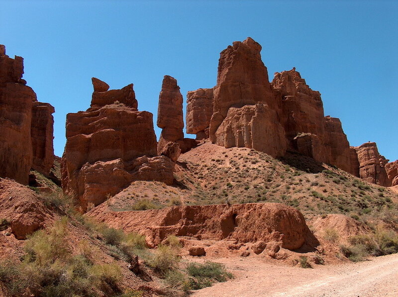 Red Rock Formations — Arid