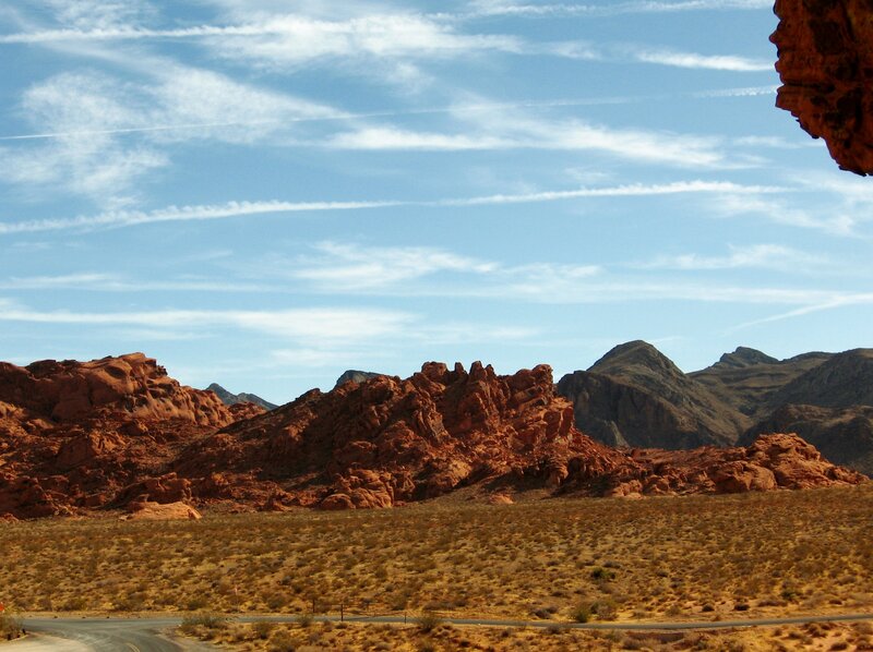 Red Rock Formations — Blue, Arid, Afternoon