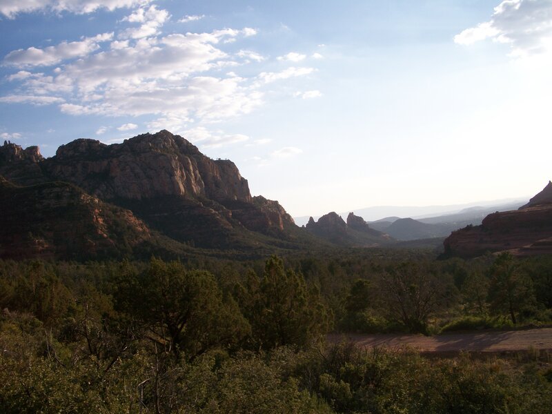 Red Rock Formations — Blue, Serene, Afternoon