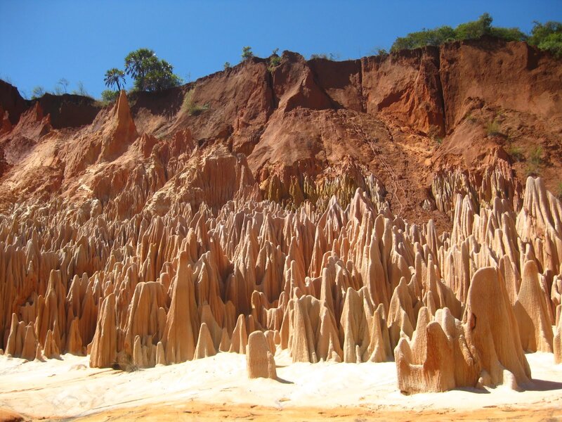 Red Rock Formations — Brown, Arid, Afternoon, Photograph