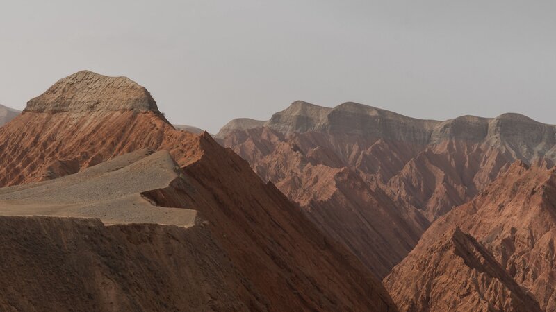 Red Rock Formations — Brown, Arid, Photograph, Mountains