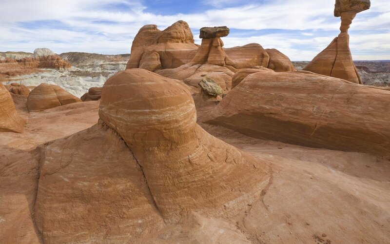 Red Rock Formations — Brown, Arid