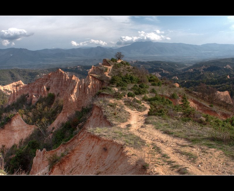Red Rock Formations — Brown, Dramatic