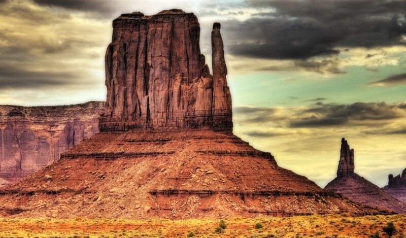 Red Rock Formations — Brown