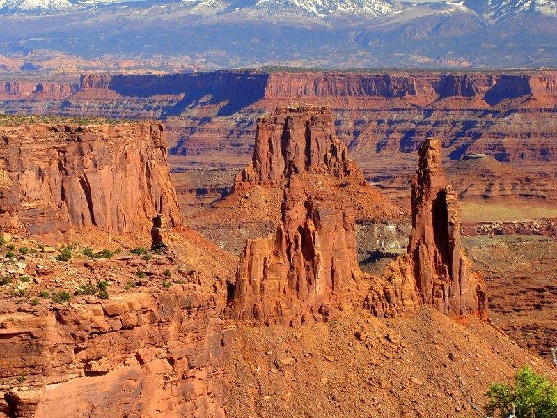Red Rock Formations — Dramatic, Afternoon, Photograph, Canyon