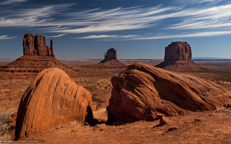 Red Rock Formations — Dramatic, Afternoon, Photograph, Sky, Desert