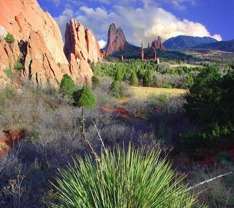 Red Rock Formations — Dramatic, Afternoon, Photograph