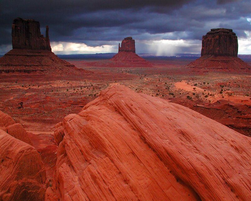 Red Rock Formations — Dramatic, Photograph