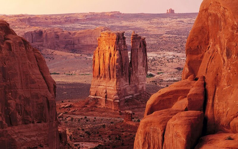 Red Rock Formations — Dramatic, Sunset, Photograph, Canyon