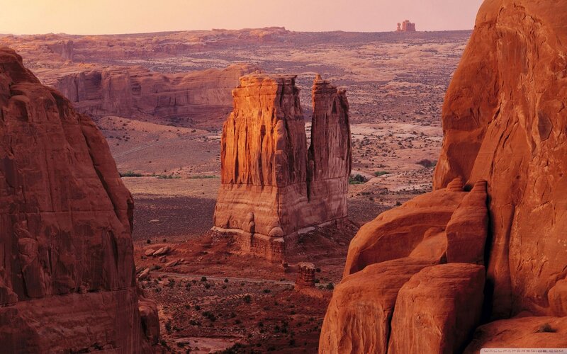 Red Rock Formations — Dramatic, Sunset, Photograph, Desert, Cliffs
