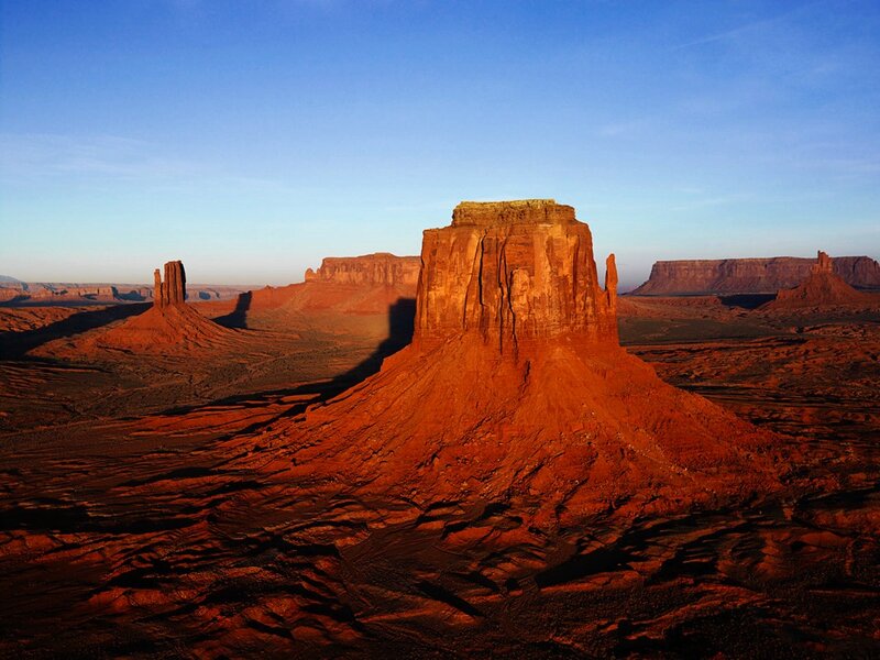 Red Rock Formations — Dramatic, Sunset, Photograph, Desert, Sky, Sandstone
