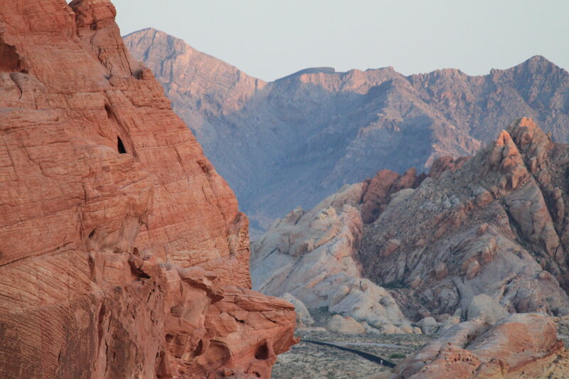 Red Rock Formations — Dramatic, Sunset, Photograph, Mountains, Valley