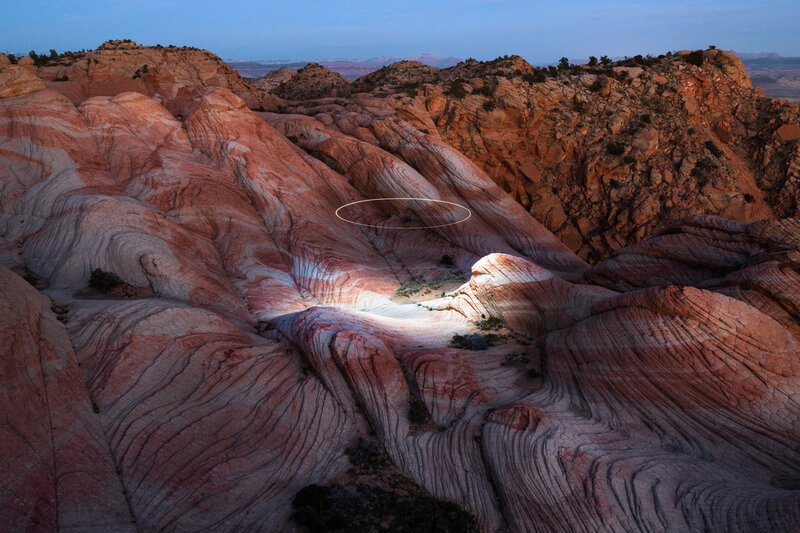 Red Rock Formations — Dramatic, Sunset, Photograph, Sand