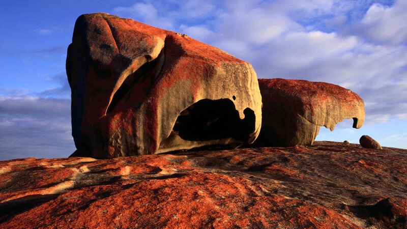 Red Rock Formations — Dramatic, Sunset, Photograph, Sky, Clouds, Rocks
