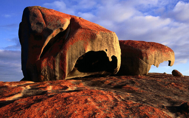 Red Rock Formations — Dramatic, Sunset, Photograph, Sky, Clouds
