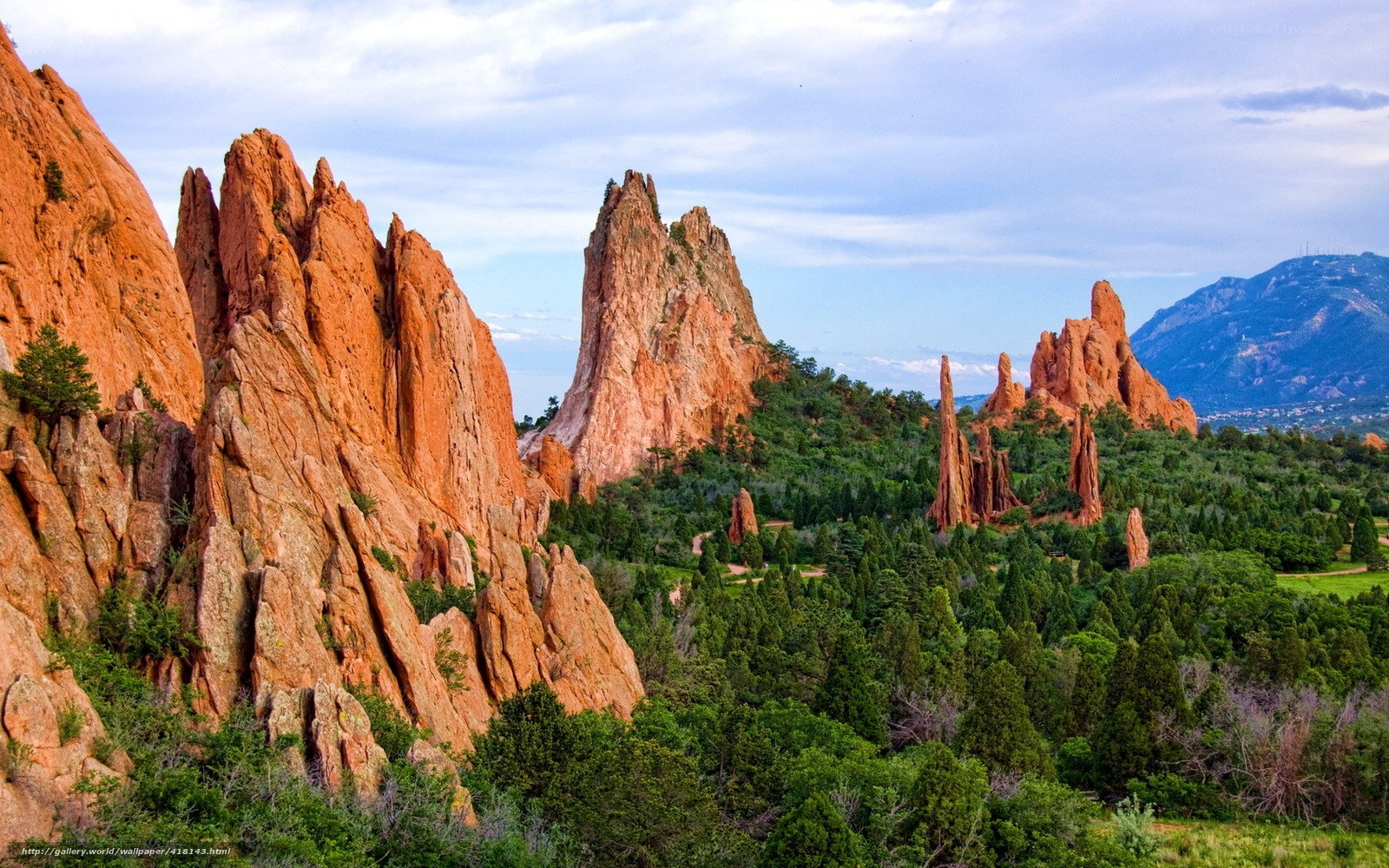 Red rock formations in Colorado