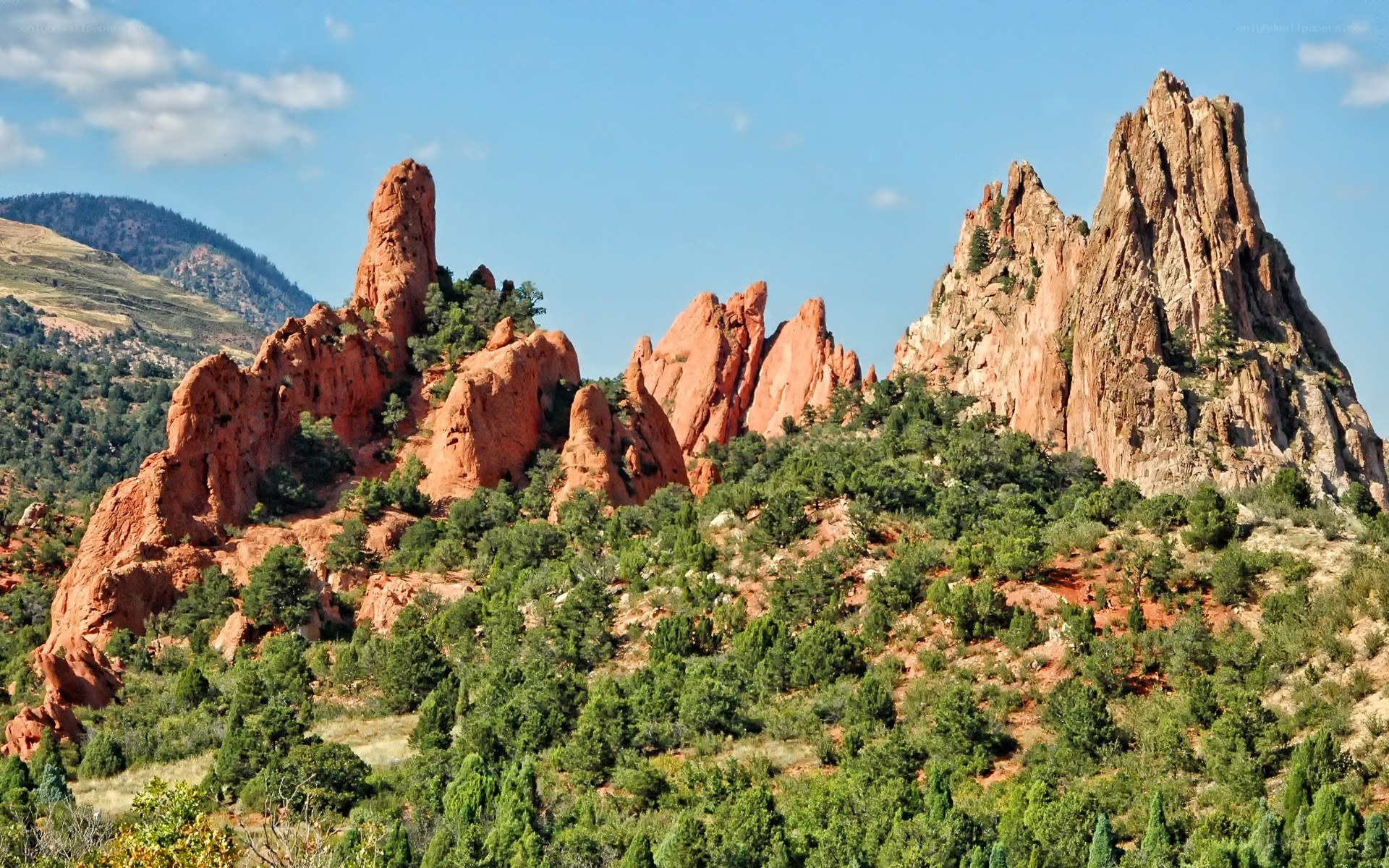 Red rock formations in Colorado