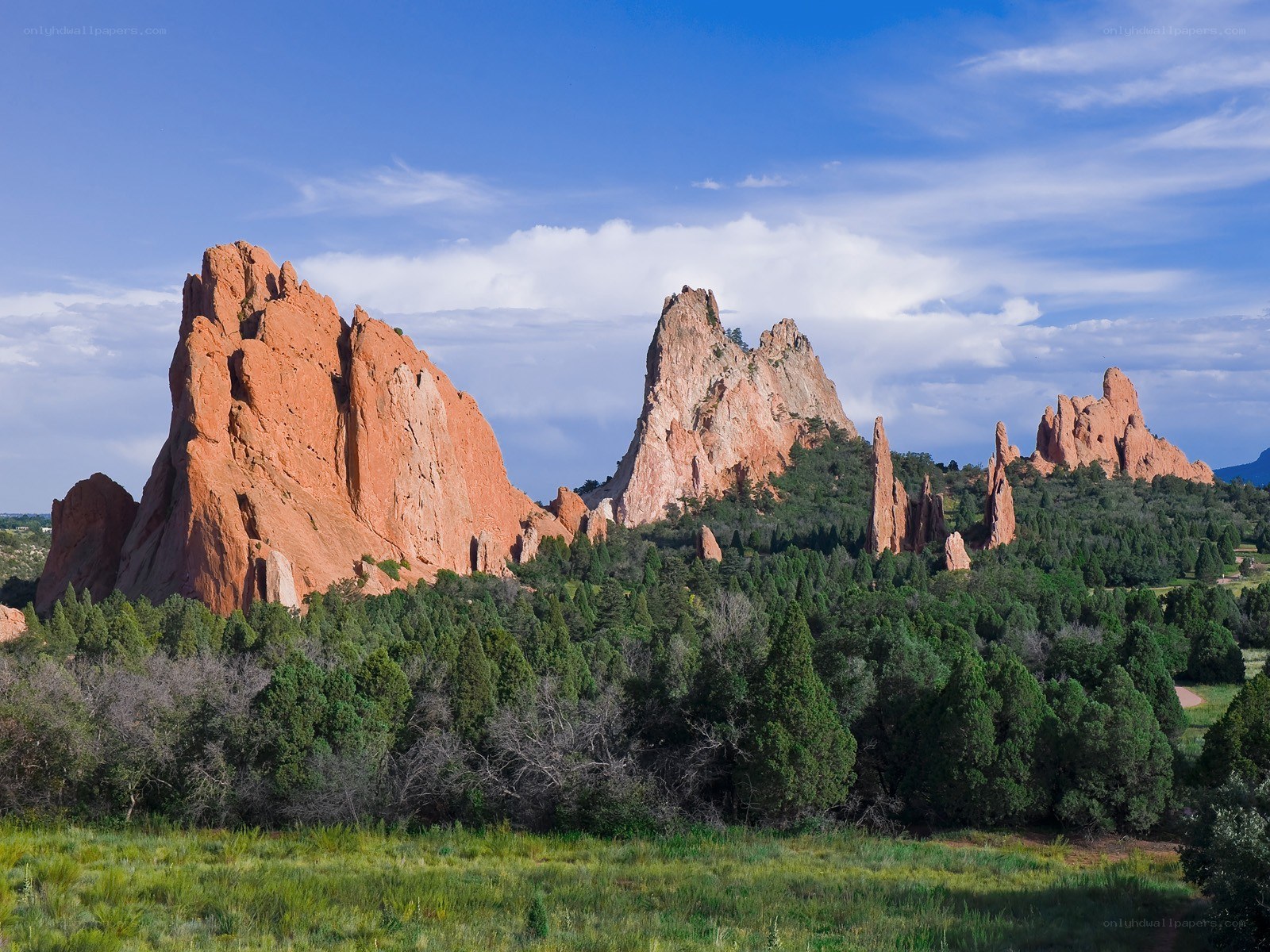 Red rock formations in Colorado