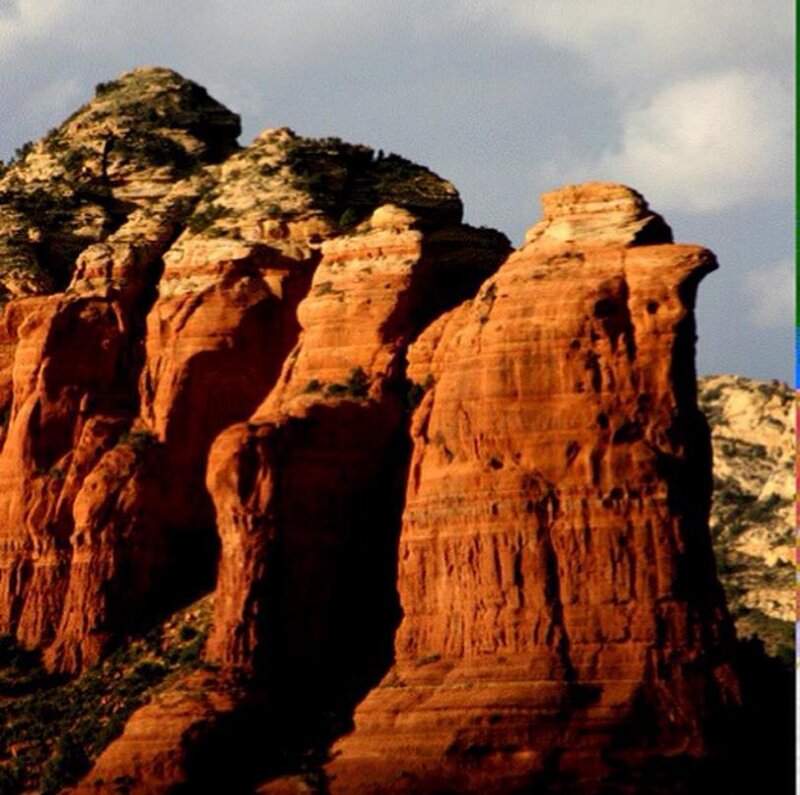 Red rock formations in Sedona