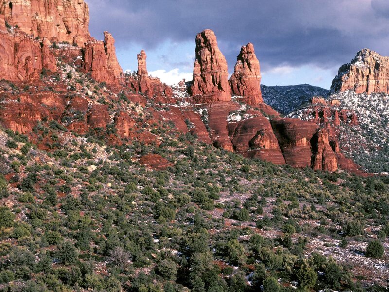 Red rock formations in Sedona