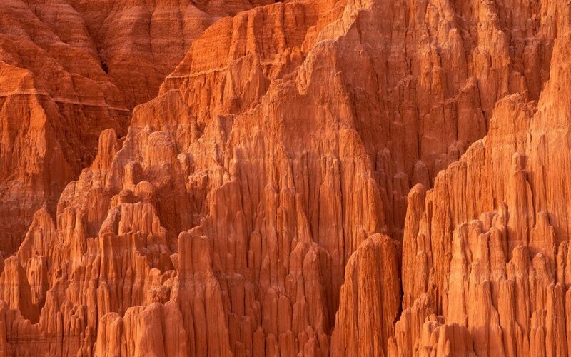 Red Rock Formations — Orange, Dramatic, Sunset