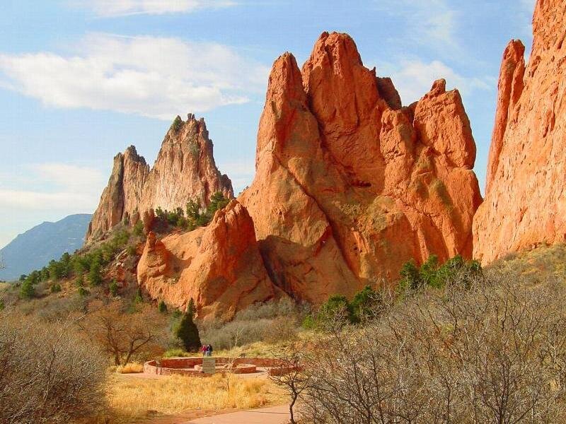 Red Rock Formations — Orange, Serene, Afternoon