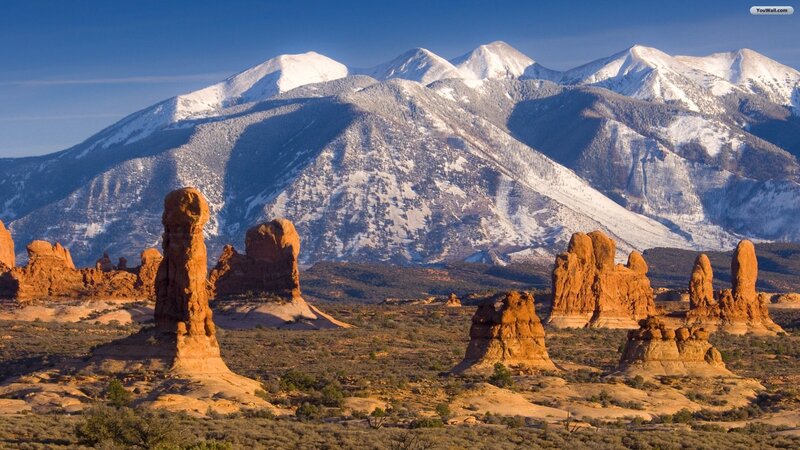 Red Rock Formations — Orange
