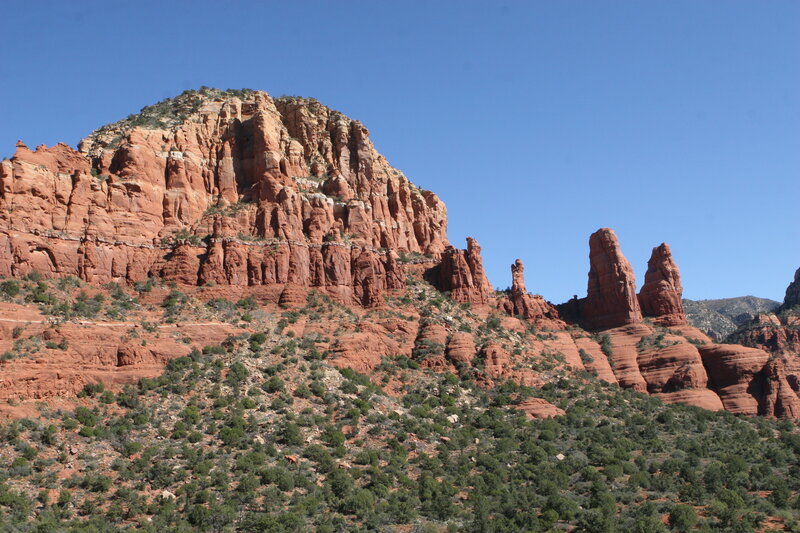 Red Rock Formations — Serene, Afternoon, Photograph, Mountain
