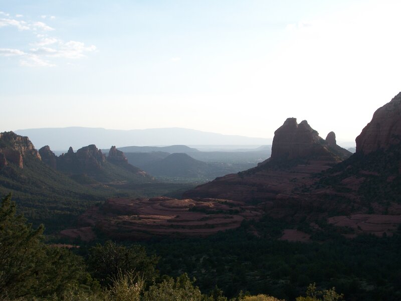 Red Rock Formations — Serene, Afternoon, Photograph, Mountains