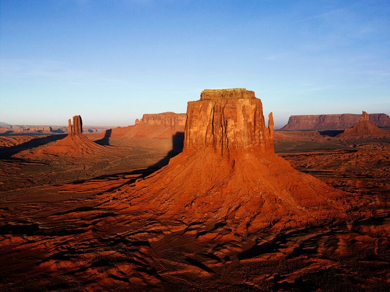 Red Rock Formations — Serene, Sunrise