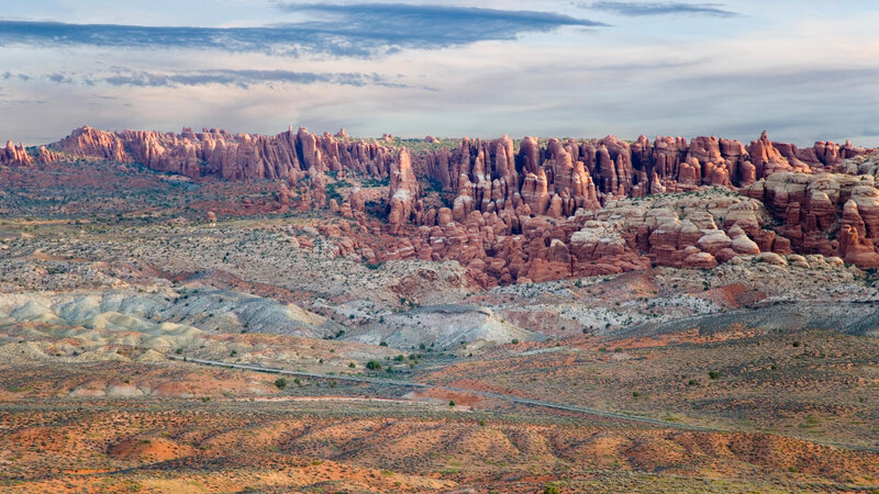 Red Rock Formations — Serene, Sunset, Photograph, Desert