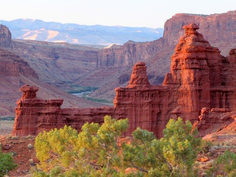 Red Rock Formations — Serene, Sunset