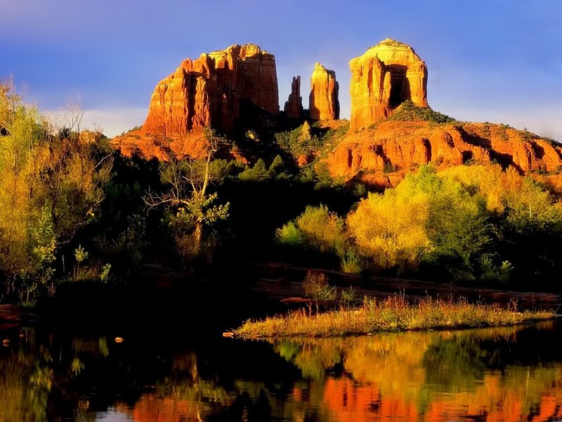 Red Rock Formations — Serene