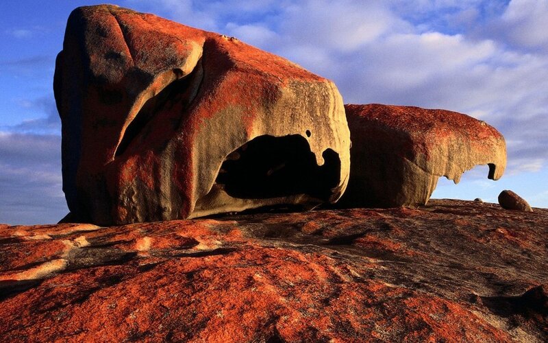 Red Rock Formations — Sunset