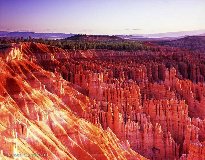 Red Rock Hoodoos — Dramatic, Sunset
