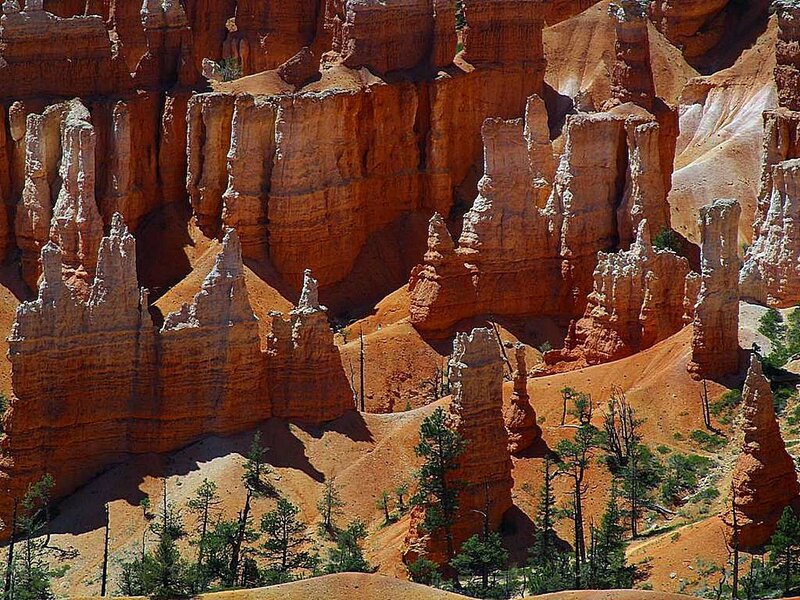 Red Rock Hoodoos — Orange, Dramatic, Afternoon, Photograph, Canyon